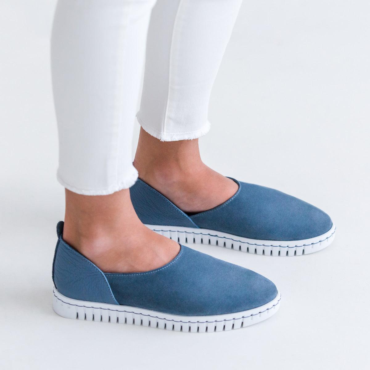 BENDY Denim - Italian Leather – Suggies
