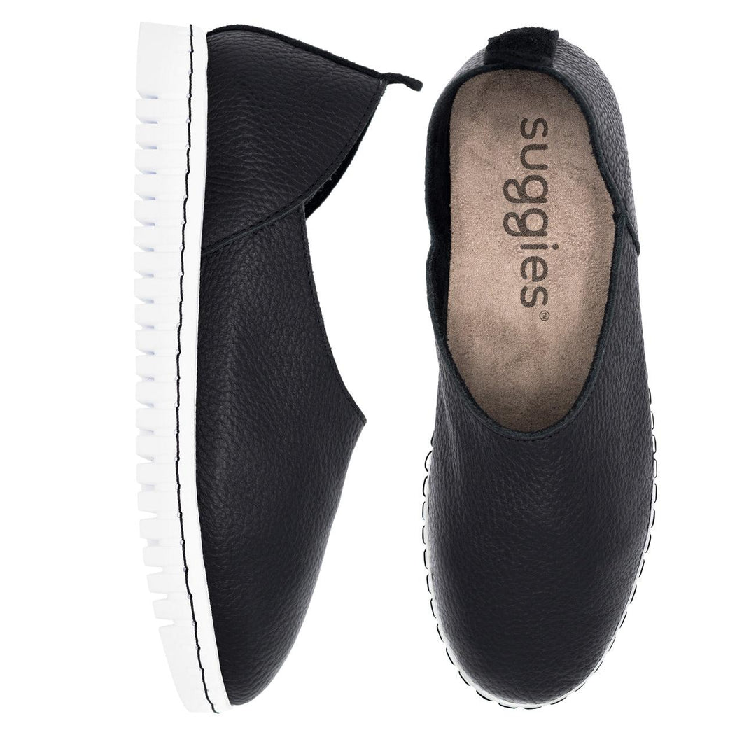 BENDY Black - Italian Leather – Suggies BENDY Black - Italian Leather – Suggies