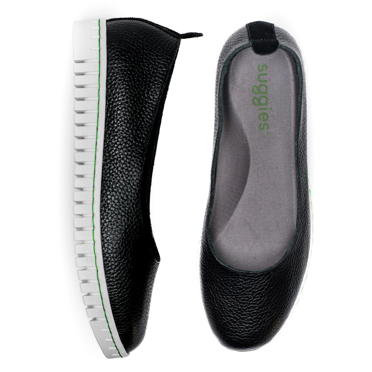 Nike sales black flats